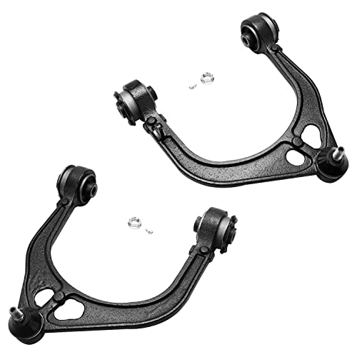 Image of Detroit Axle - 10pc Front End Suspension Kit for Dodge Charger Challenger Chrysler 300, 2 Lower Rearward Control Arms 2 Upper Control Arms w /Ball Joints 4 Inner Outer Tie Rods 2 Sway Bars Replacement