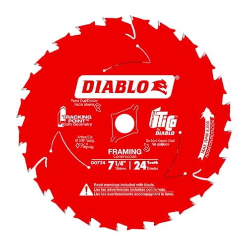 Diablo Framing Saw Blade for Wood - 7-1/4'...
