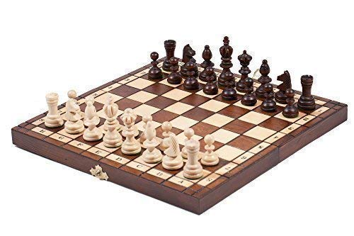 Prime Chess 10 Olympic Viaje Juego de Ajedrez de Madera 27cm