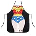 si ying Adjustable Bib Apron with Pocket Comic Characters Adjustable Bib Apron with Pocket, Character Apron (Supeworman)