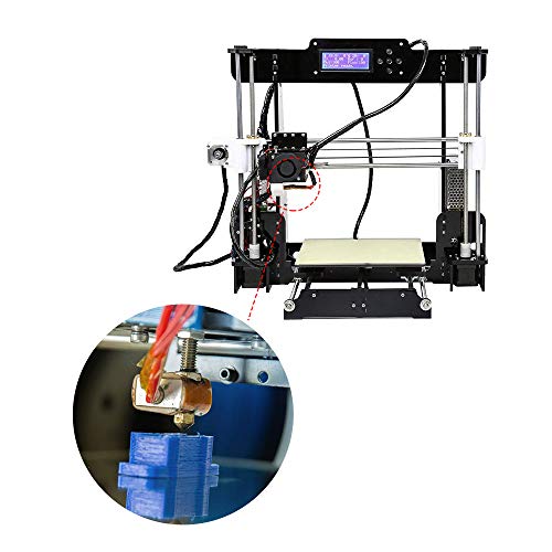 Mk8 Hot End Extruder Nozzle Kit 0.4Mm For 3D Printer,Assembled Extruder Brass Kits 1.75Mm,30Mm A8 Throat Tubing Aluminum Heater Block For Raprep I3 Anet A2 A8 3D Printer Part Replacement #TOP6