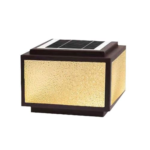 Lanterne de colonne extérieure IP65 étanche et luminaire solaire LED durable