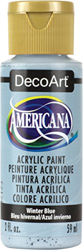 Image of DecoArt Americana Acrylic Paint, 2-Ounce, Winter Blue