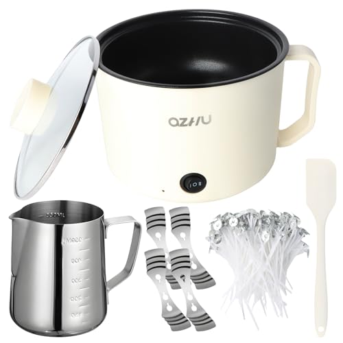 Fondeur de cire avec pot de 550 ml et 100 mèches incluses