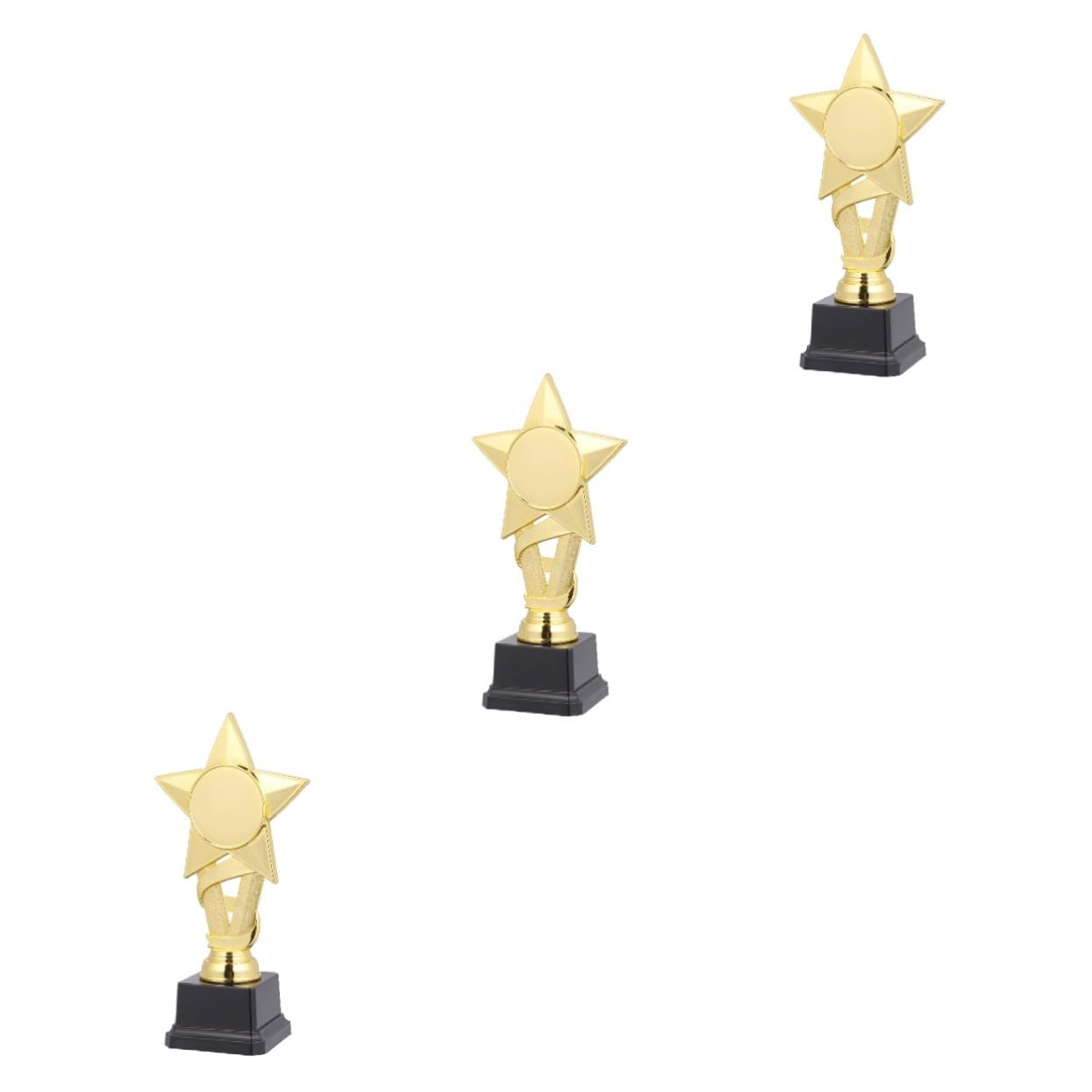 YARNOW 3pcs Award Trophy Cup Winner Trophys Party Celebrations Trophy Prize Party Trophy Bulk Ballon Dor Trophy Custom Trophy Party Trophies Gold Reward Trophy Award Trophy re-usable