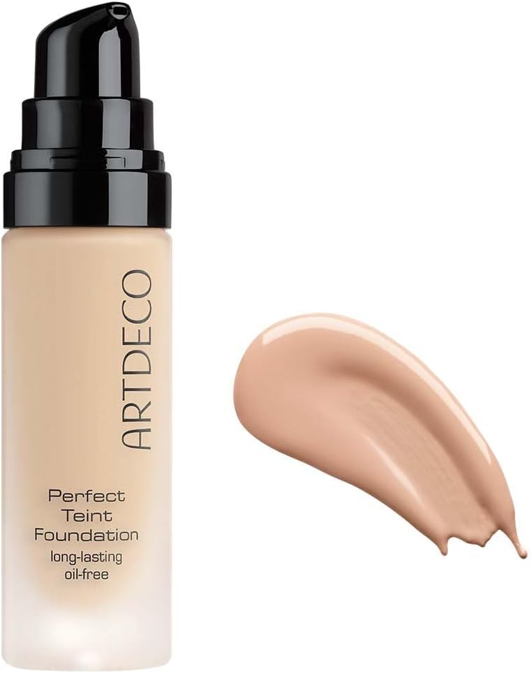 ARTDECOPerfect Teint Foundation - Cool Cashew N°32 - Lightweight Liquid Formula - Medium to Full Coverage - Without Mask-Like Effect - Conceals Imperfections - Vegan Makeup - Hyaluron - 0.67 Fl Oz