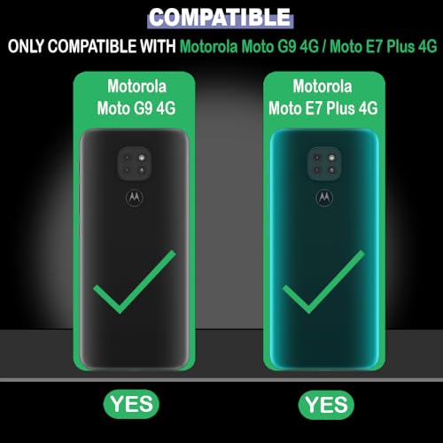Image of Back Cover for Motorola Moto G9 4G / E7 Plus 4G | Full Camera Protection | Premium Liquid Silicon Case | Flexible Bumper Case for Motorola Moto G9 4G / E7 Plus 4G (Dark Blue)