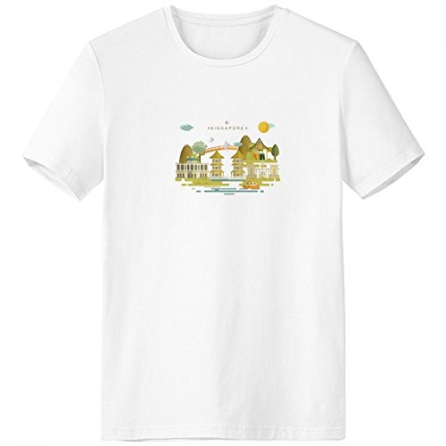 T-shirt Singapour traditionnel : une idée cadeau originale pour homme