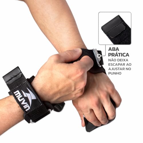 Luva Hand Grip Power Muvin – Luva Para Crosstraining – Treino – Punho em EVA Dublado – Para Altas Ca
