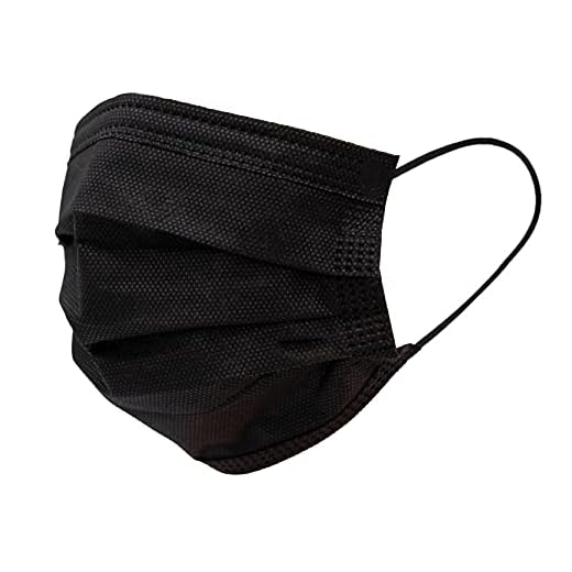 Pro Safe + Mascarillas Quirúrgicas Tipo IIR (40 uds.) - Filtración Bidireccional (>99%) - Fabricado en España - 3 Capas (Negro)