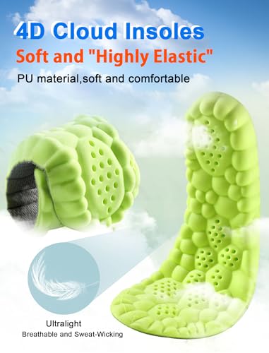 Image of 4D Cloud Soles Kids Insoles - Children's Plantar Fasciitis Memory Foam Shoe Inserts- Arch Support Comfort Shoe Sole Insert for Sneakers