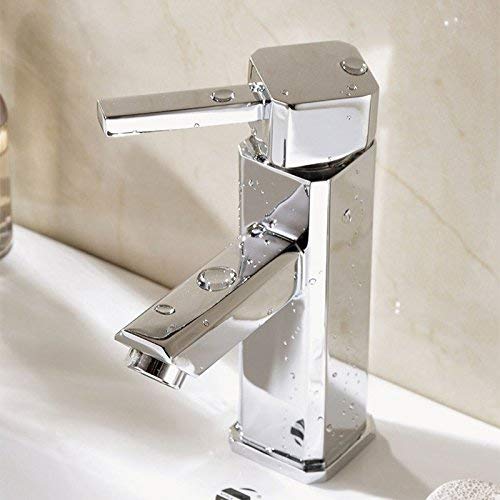 D-Hyh Basin&Sink Faucet - Brass With Chrome Finish (D-6001A) #TOP1