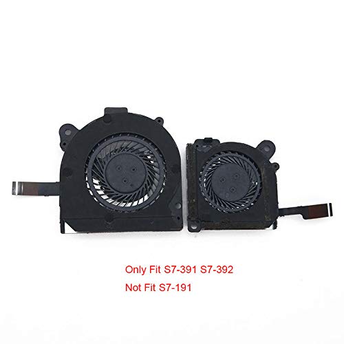 Fan Compatible for Acer Aspire S7 S7-391 S7-392 S7-392 Series 30mm + 40mm Laptop Cooling Fan 2 Fans