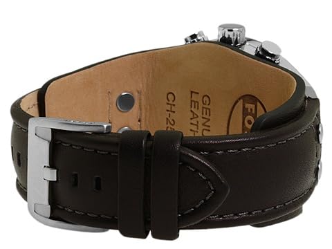 Fossil Orologio Coachman da uomo, movimento cronografo al quarzo con cinturino in pelle