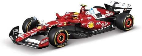 1:43 RACE FORMULA SFR FERRARI SF-25 (2025) 44 HAMILTON COM ACRÍLI...