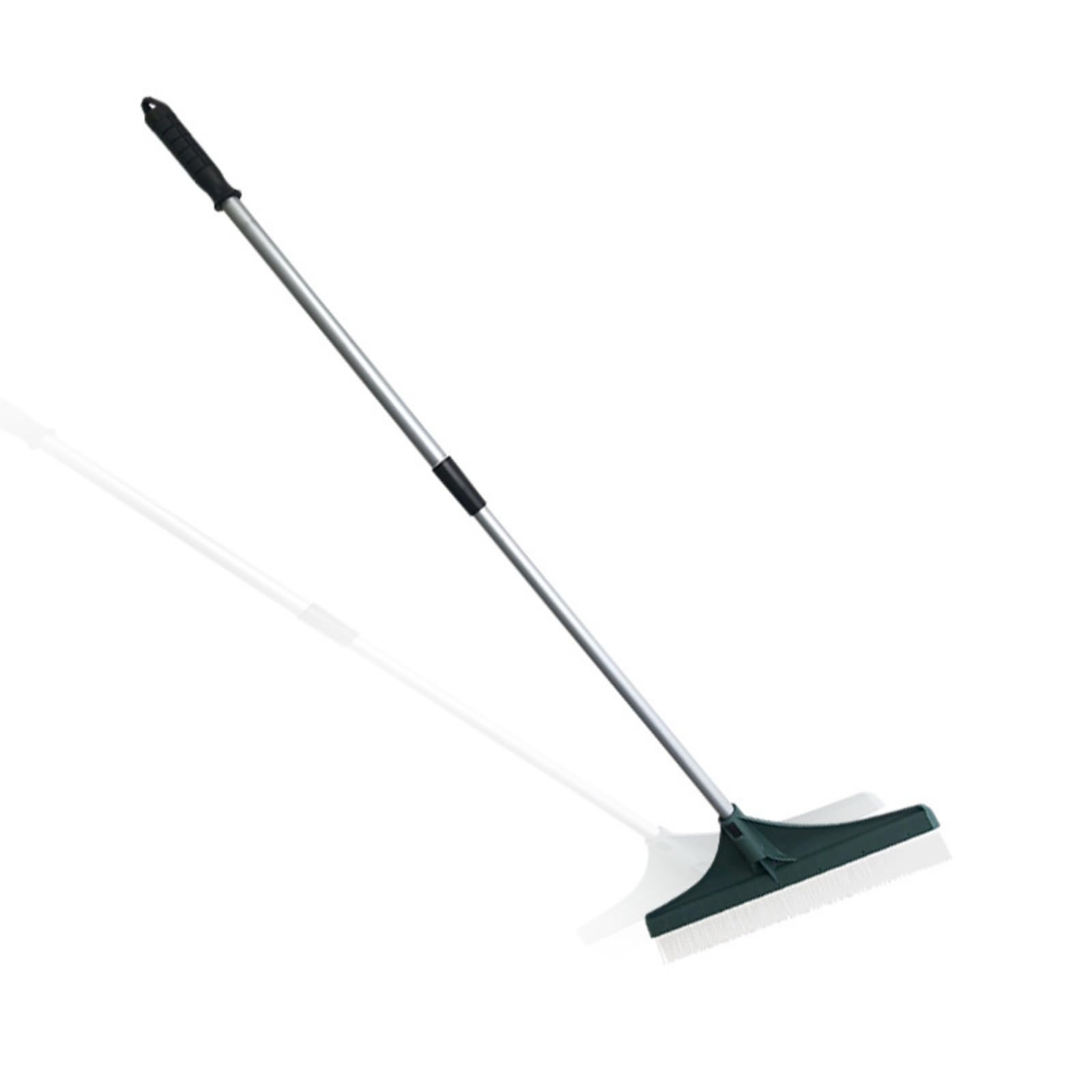 rockible Scopa con Manico Telescopico Telescopica Spazzola a Manico Lungo Ergonomica per Balcone