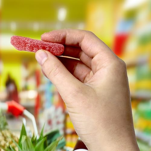 Sour Jelly Worms 7.19 oz. 4 sabores surtidos miniatura 6