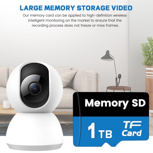 passdise Memory Card 1TB - Ultra High-Speed Storage Card Shockproof Full HD Video TF Card Memory Card 1024GB Portable Storage Card for Dashcams, Laptop