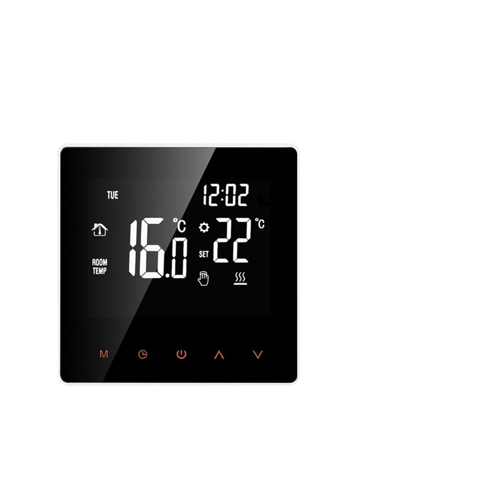 Cyfrowy higrometr termometr wewnętrzny Tuya WiFi Smart Thermostat, Elektryczna Ogrzewanie podłogowe Ogrzewanie Wody/Gaz Pilot Pilot Z wyświetlaczem LCD(NO WiFi 3A Heating)