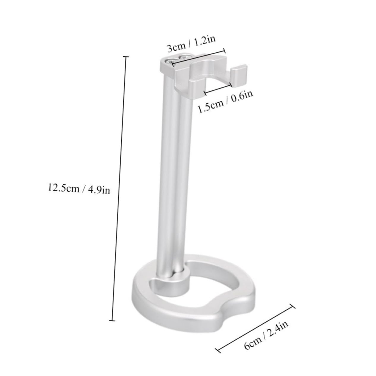 PACKOVE Razor Storage Stand for Men Durable Shaver Holder with Simple Design Easy to Use Keeps Bathroom Tidy and Extends Shaver Life for Home Use