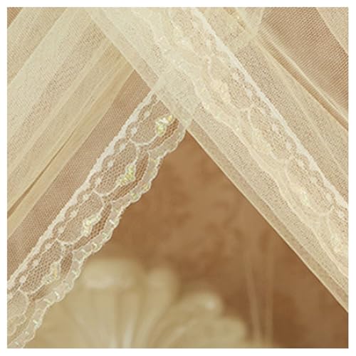 Toldo de cama protector con mosquitera tupida y soporte estable 4