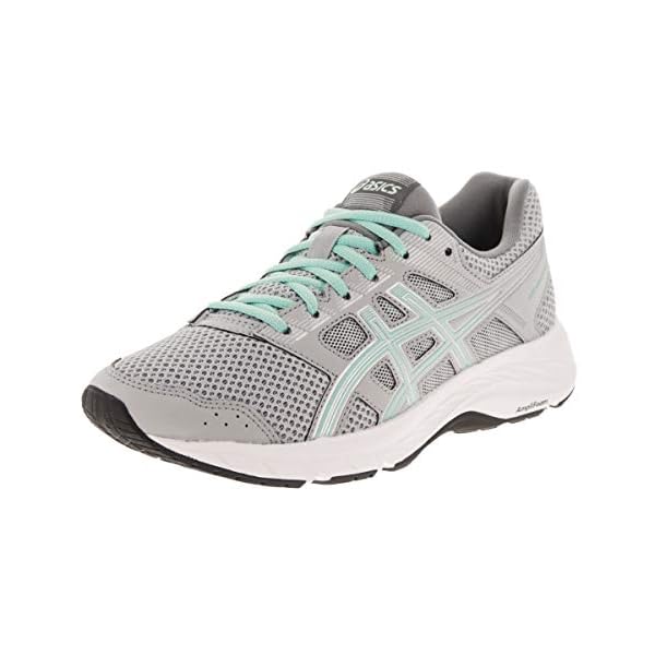 ASICS-Womens-Gel-Contend-5-Running-Shoes ASICS Women's Gel-Contend 5 Running Shoes, 10M, MID Grey/ICY Morning