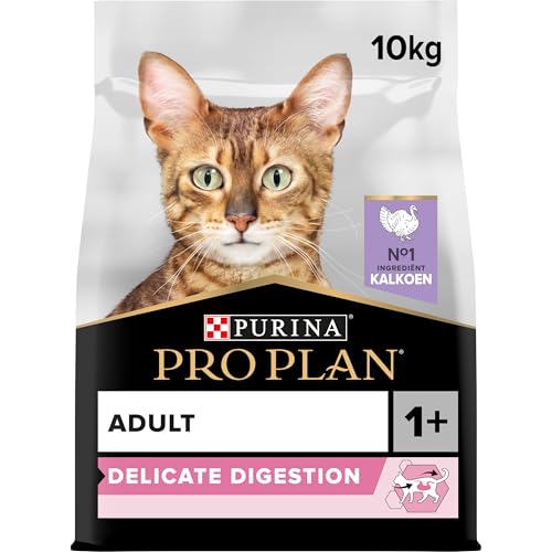 Produktbild von PURINA PRO PLAN Cat Delicate Adult OPTIRENAL reich an Truthahn Trockenfutter - 10 kg