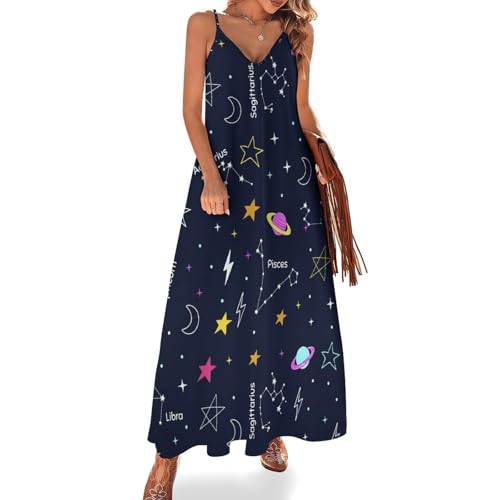 Robe longue femme été sans manches chic pour vacances et plage