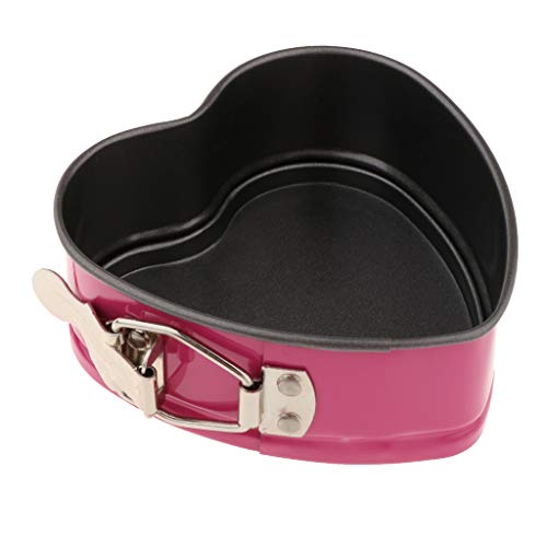 arythe 3pcs Springform Pan Set Nonstick Cake Pan Bakeware Cheesecake Pan Rose red