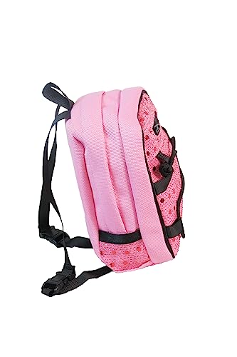 American Fashion World Doll Pink Sequin School Backpack for 18-Inch Dolls | Premium Quality & Trendy Design | Dolls Accessories for Popular Brands