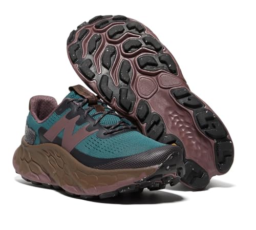 New Balance New Balance Men's Fresh Foam X More Trail V3 Running Shoe, SpruceMushroom, 9