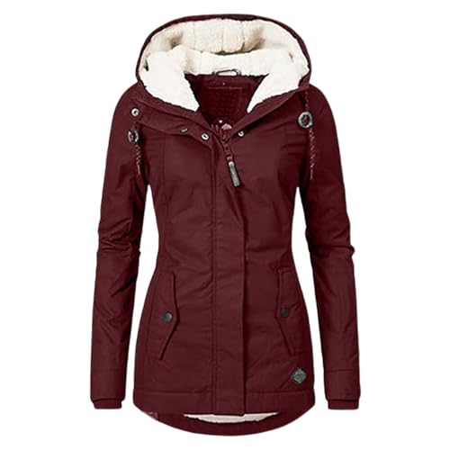 Veste d'hiver longue femme avec capuche en fourrure : un cocon de douceur chaude