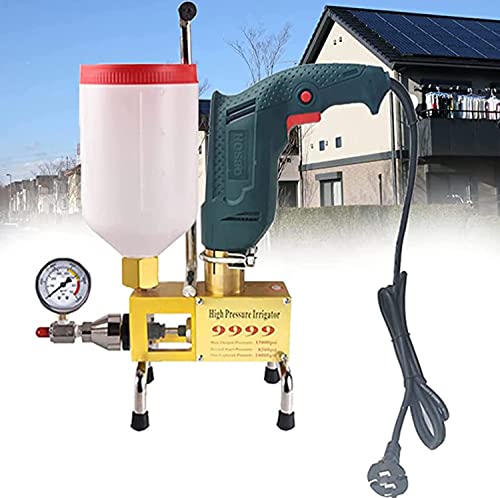 FBJAMZ Máquina de lechada de Alta presión, máquina de taponamiento de perfusión, Bomba de pistón de inyección de epoxi eléctrico, Herramienta de reparación de techos de concreto