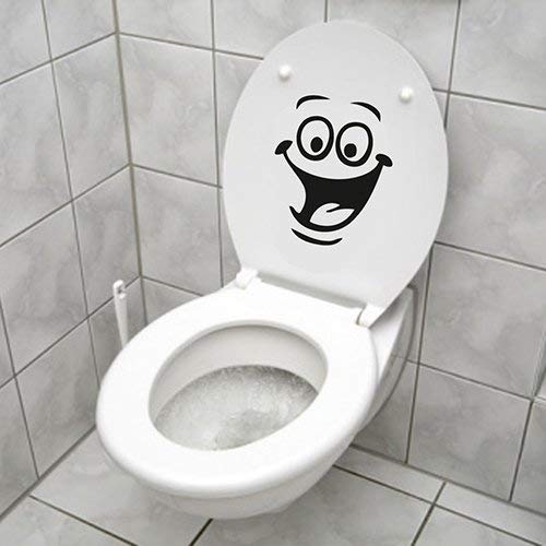 Déco de toilettes rapide avec sticker mural durable et utile