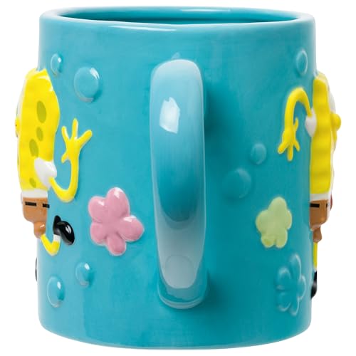 Taza de cerámica 3D SpongeBob 20oz Silver Buffalo miniatura 4