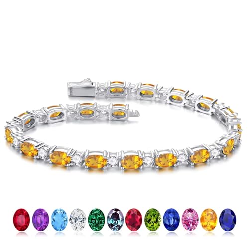 Iefil �e�j�X�u���X���b�g �����p - 925�X�^�[�����O�V���o�[�a���΃u���X���b�g�A�����ւ̋L�O���̒a�����v���[���g�A�����ւ̃W���G���[�M�t�g�A6.5�C���`~7�C���`, 6.5in-16.5cm, �X�^�[�����O�V���o�[�B, �l�H�V�g����