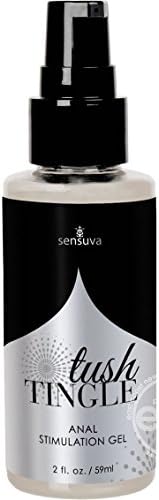 Sensuva Organics Tush Tingle Personal Moisturizer Safe Latex Oral Play Anal Tingling Lubricant Enhancing Gel 2 Oz