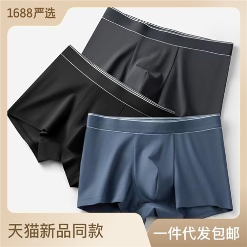Boxer hommes pack de 3 anti-irritation taille moyenne en coton