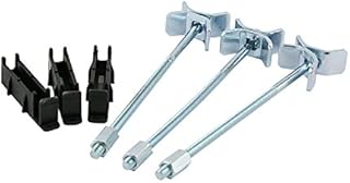 Unika Easibolt EASIBOLT3PACK-AZ - 150mm Worktop Connector Bolts and Bolt Holders, Multi-colour