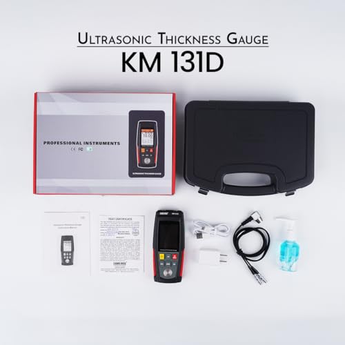 Kusam-meco KM 131D Ultrasonic Thickness Gauge LCD Digital Meter Tester Measuring Tool