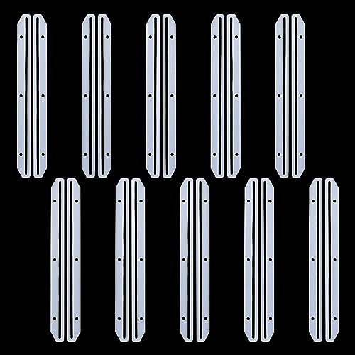 beinkmake 20pcs Magazine 3 Ring Holders for Binders Plastic Magazine Organizer Binder Accessories for File Book Paper Magazine Collector