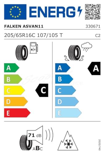 Ganzjahresreifen 205/65 R16 Falken Euroallseason VAN11
