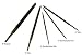 Taper Saw Files - 5 pc Set for Hand Saw Sharpening. Made in Portugal