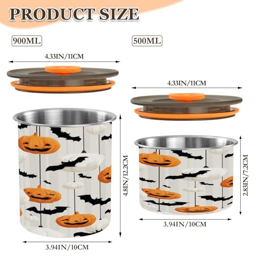 Envase para café con tapa hermética 500 ml acero inoxidable miniatura 2