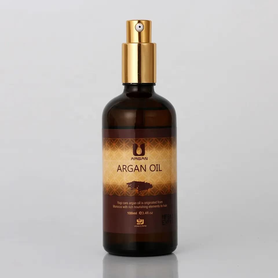 Organ Oil Morocco Organic Hair & Body Serum 100ml - Sulfate Free Argan Oil for Color Treated, Damaged, Curly and Dry Hair