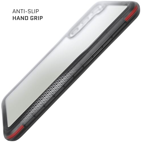 Image of Ghostek COVERT Shockproof Galaxy S23+ Clear Case Premium Protective Phone Cover Shock-Absorbent Armor Bumper Heavy Duty Protection Transparent Designed for 2023 Samsung Galaxy S23 Plus (6.6in) (Smoke)