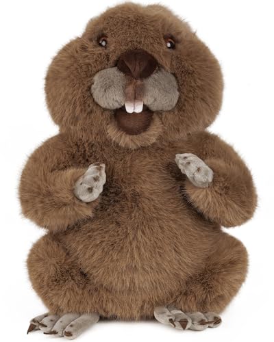 Big Teeth Groundhog Plush Driver Headcover Animal, Funny Gopher Driver Head Cover For 460Cc Club, Woodland Golf Head Covers For Woods And Driver