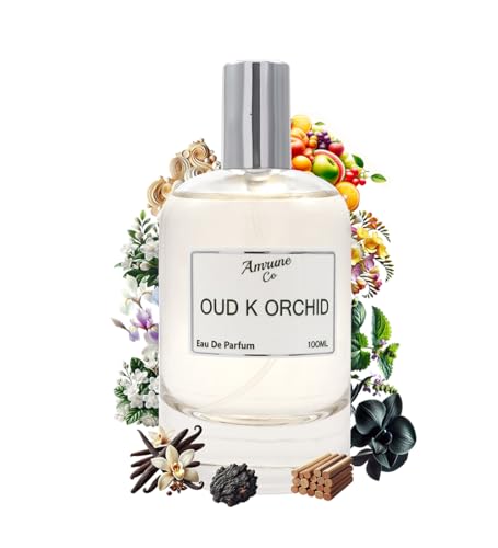 Image of Oud K Orchid | Luxury Men Eau De Parfum | Woody Earthy Warm Spicy | Perfume Spray for Man | Strong & Long Lasting Fragrance | Luxury Gift for Him | 100 ml