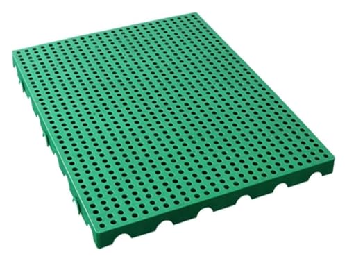 JINMLBO Plastic Nestable Pallet, HDPE Grid Pads Pallet for Supermarket Pet, Splicable Moisture-Proof Storage Pad for Warehouses, Storage Rooms(100x80x5cm)