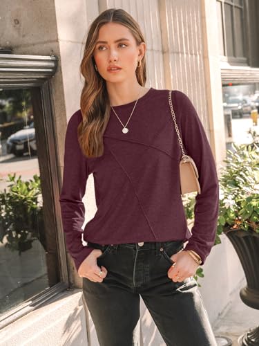 AUTOMET Long Sleeve Shirts for Women Basic Business Casual Tops Work Clothes 2025 Fall Fashion Outfits2
